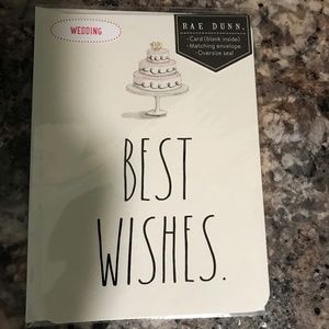 Rae Dunn Greeting Card Wedding Best Wishes